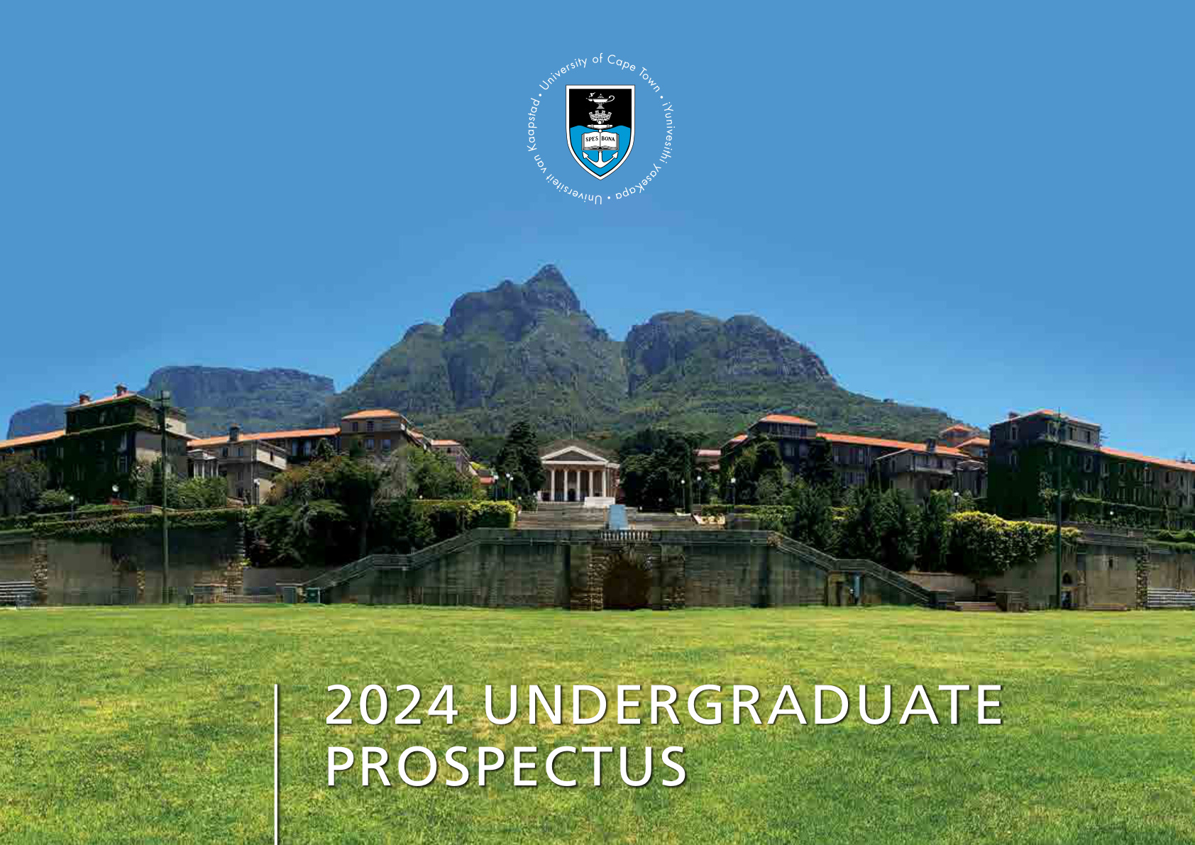 University of Cape Town 2024 Undergraduate Prospectus cover