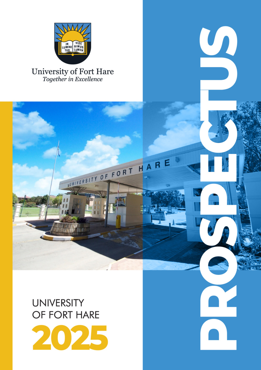 University of Fort Hare 2025 General Prospectus cover