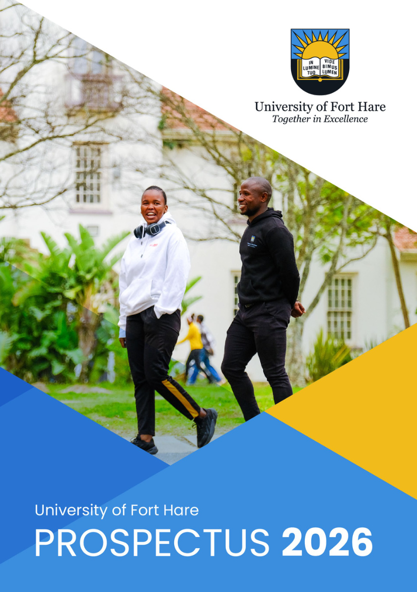 University of Fort Hare 2026 General Prospectus cover