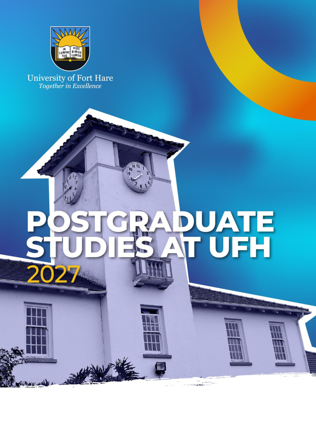 University of Fort Hare 2027 Postgraduate Studies Guide cover