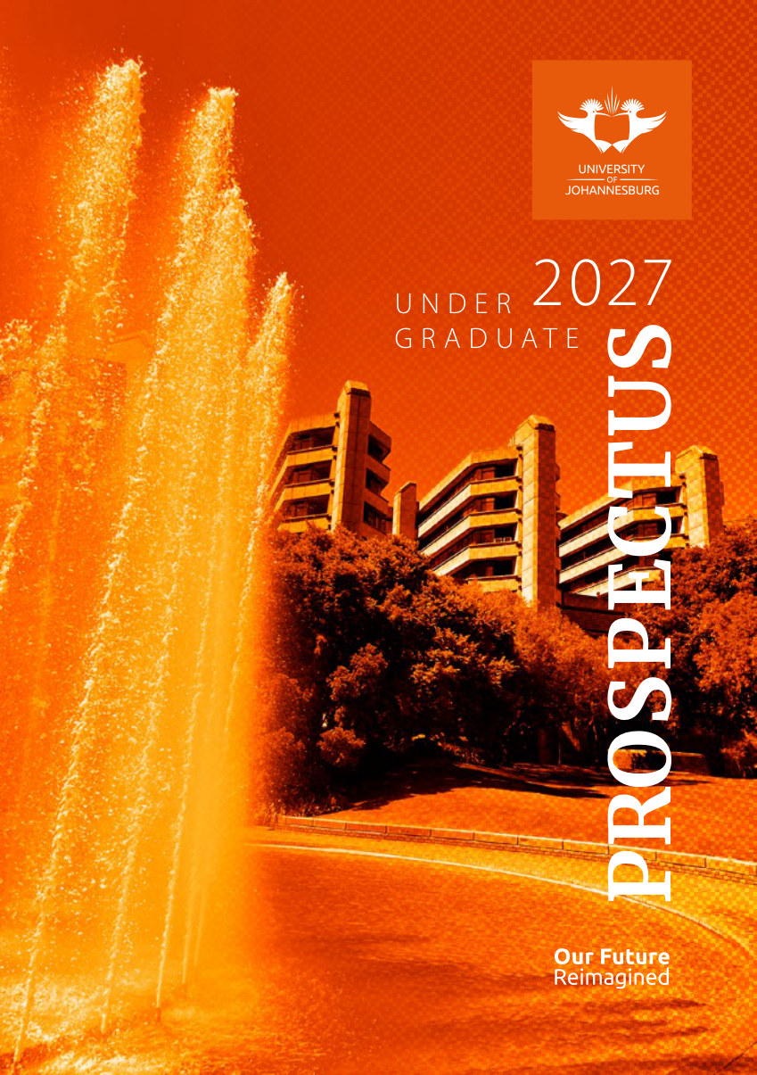 University of Johannesburg 2027 Undergraduate Prospectus cover