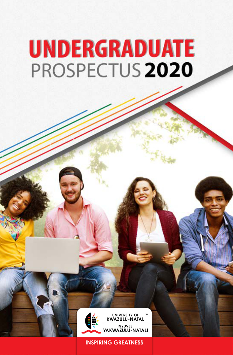 University of KwaZulu-Natal 2020 Undergraduate Prospectus cover