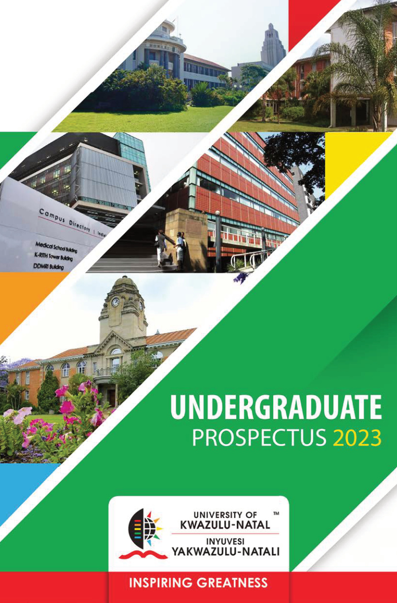 University of KwaZulu-Natal 2023 Undergraduate Prospectus cover
