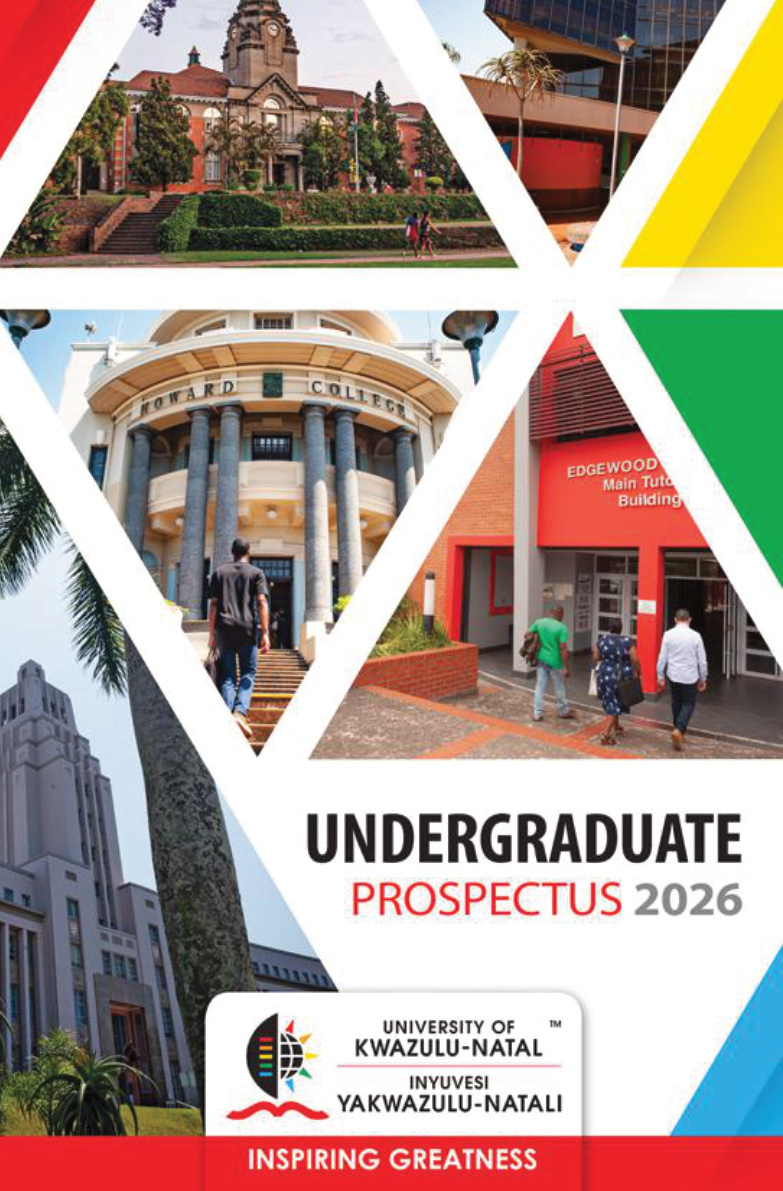 University of KwaZulu-Natal 2026 Undergraduate Prospectus cover