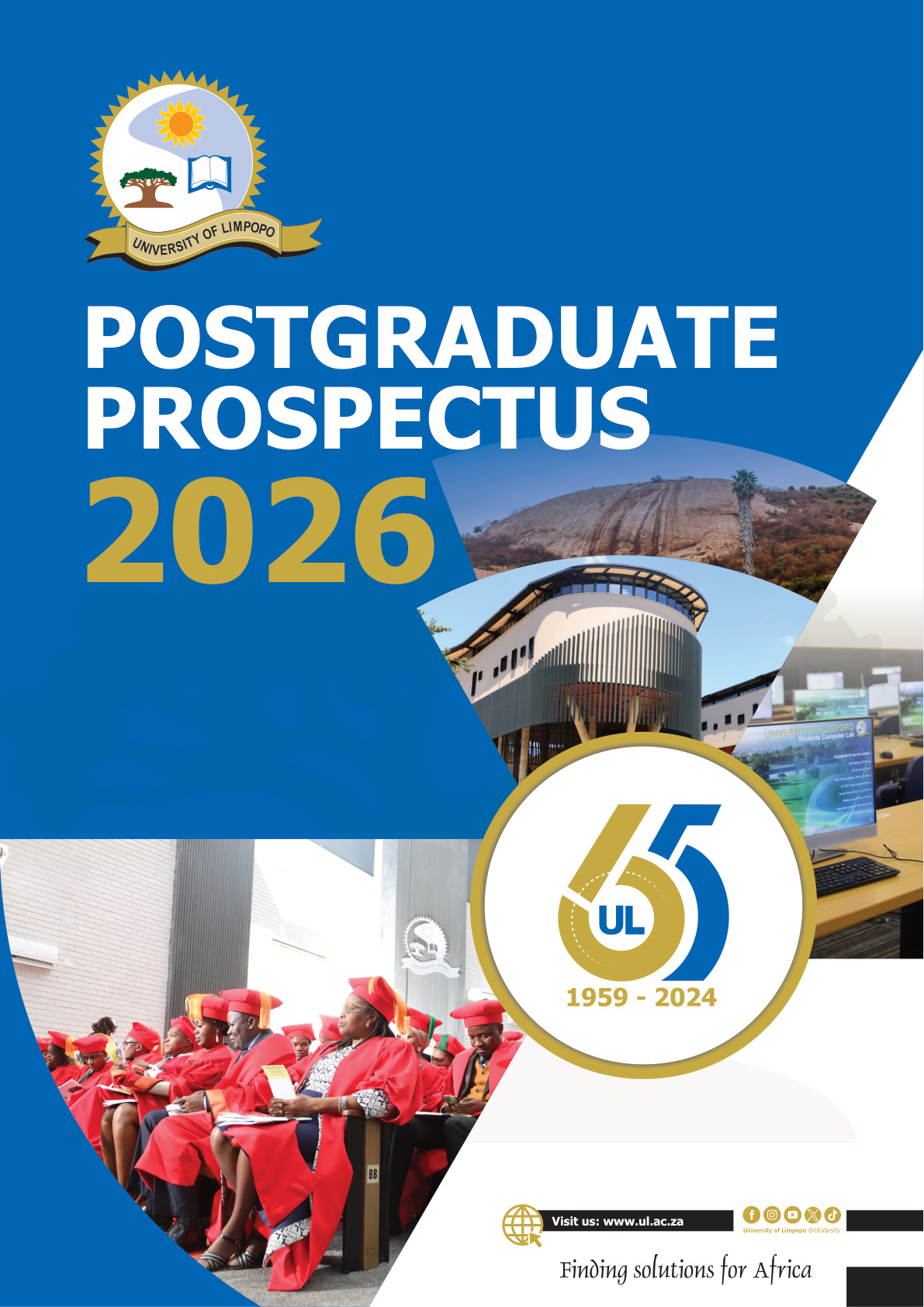 University of Limpopo 2026 Postgraduate Prospectus cover