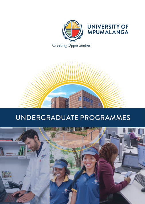 University of Mpumalanga Undergraduate Programmes cover