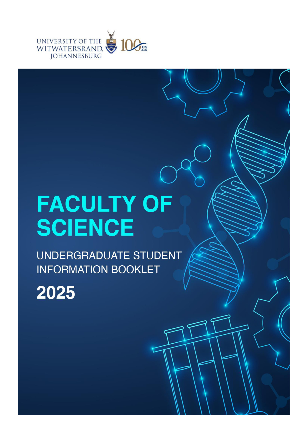 University of the Witwatersrand 2025 Undergraduate Prospectus cover