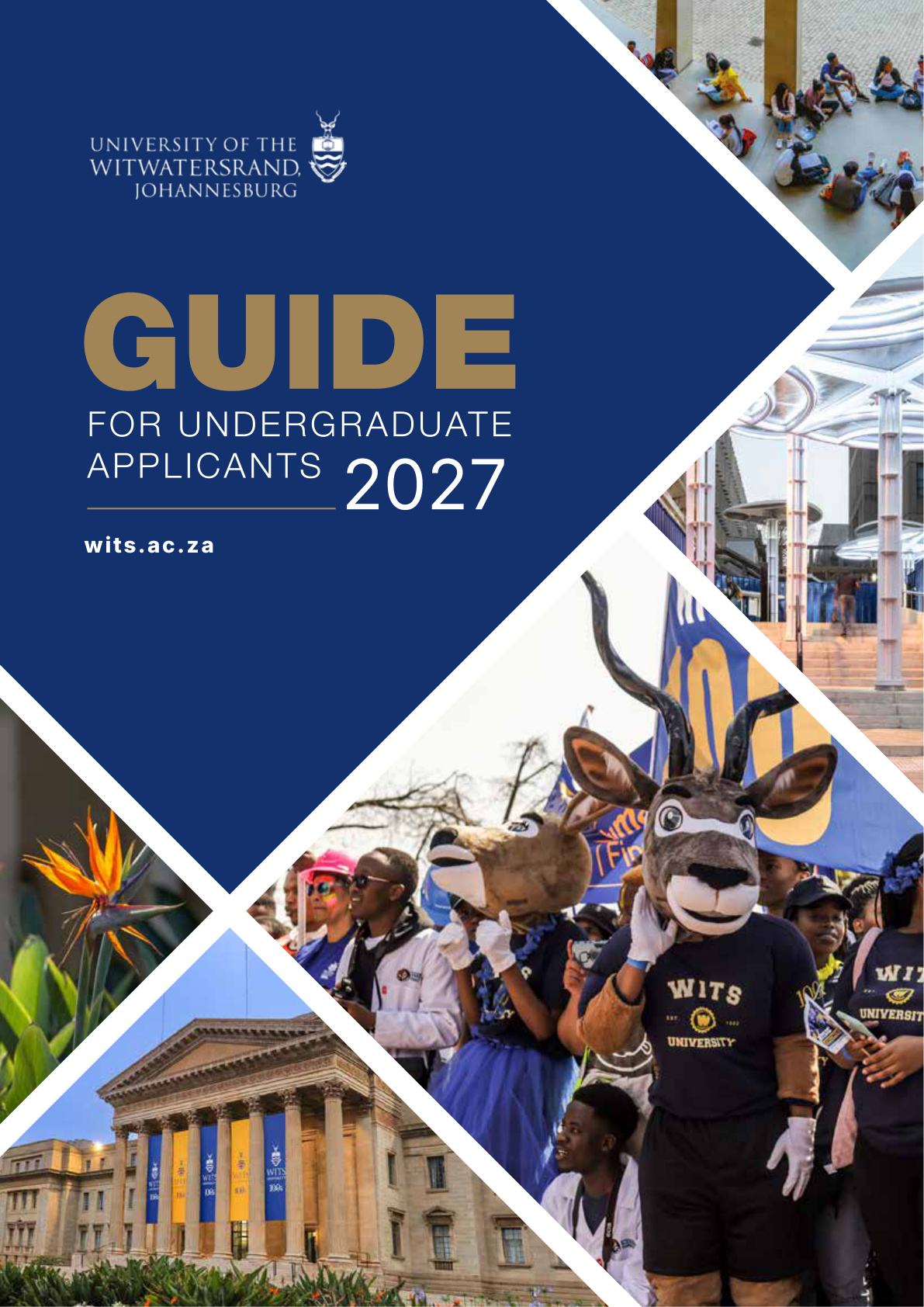 University of the Witwatersrand 2027 Undergraduate Prospectus cover